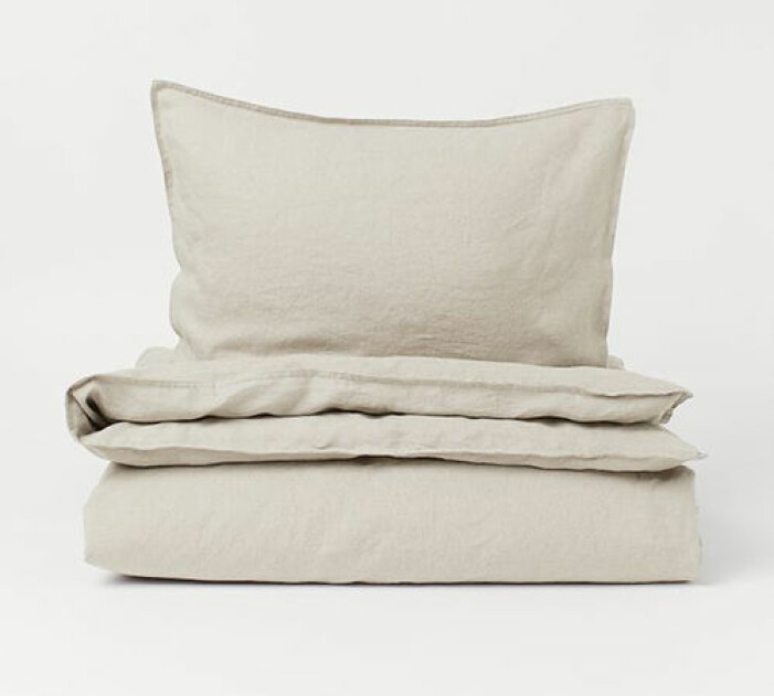 Beige bäddset från H&M Home