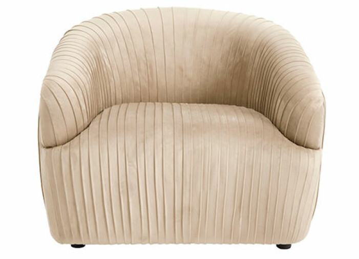beige fåtölj
