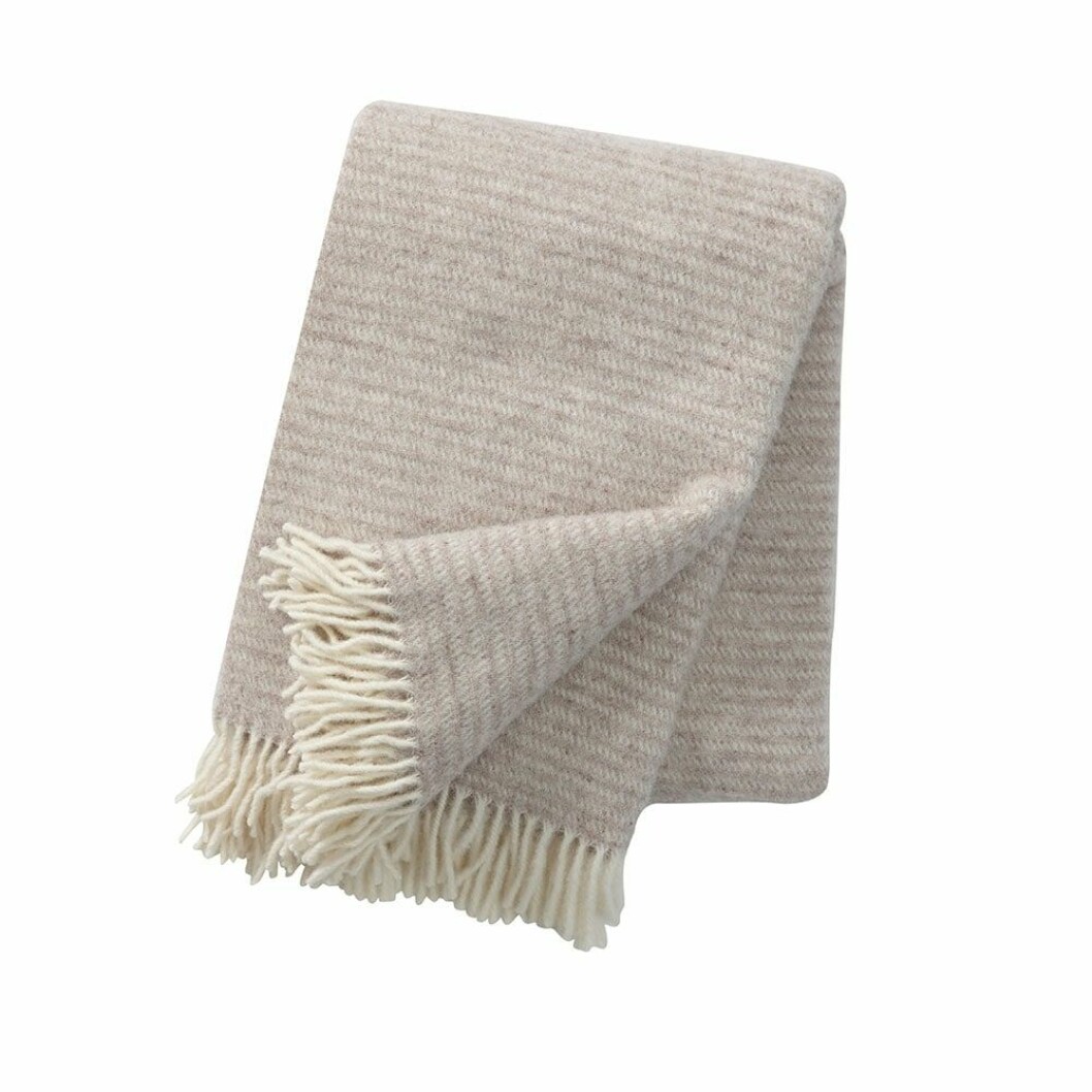 Beige filt från Klippan