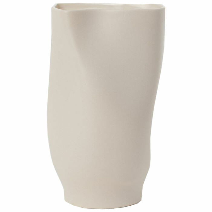 beige vas i keramik från H&M Home