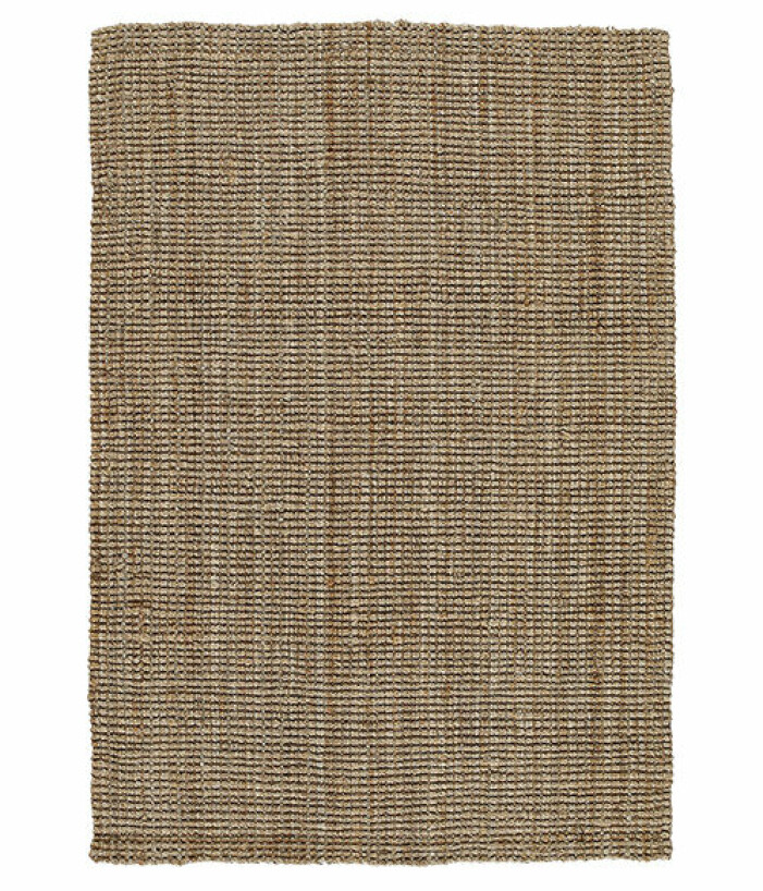 beige matta i jute