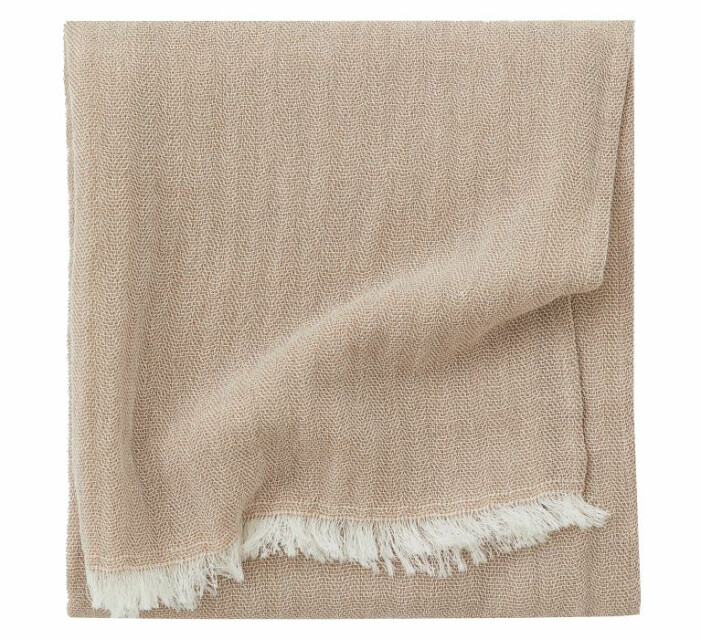 beige pläd