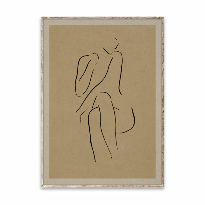 beige poster grafisk