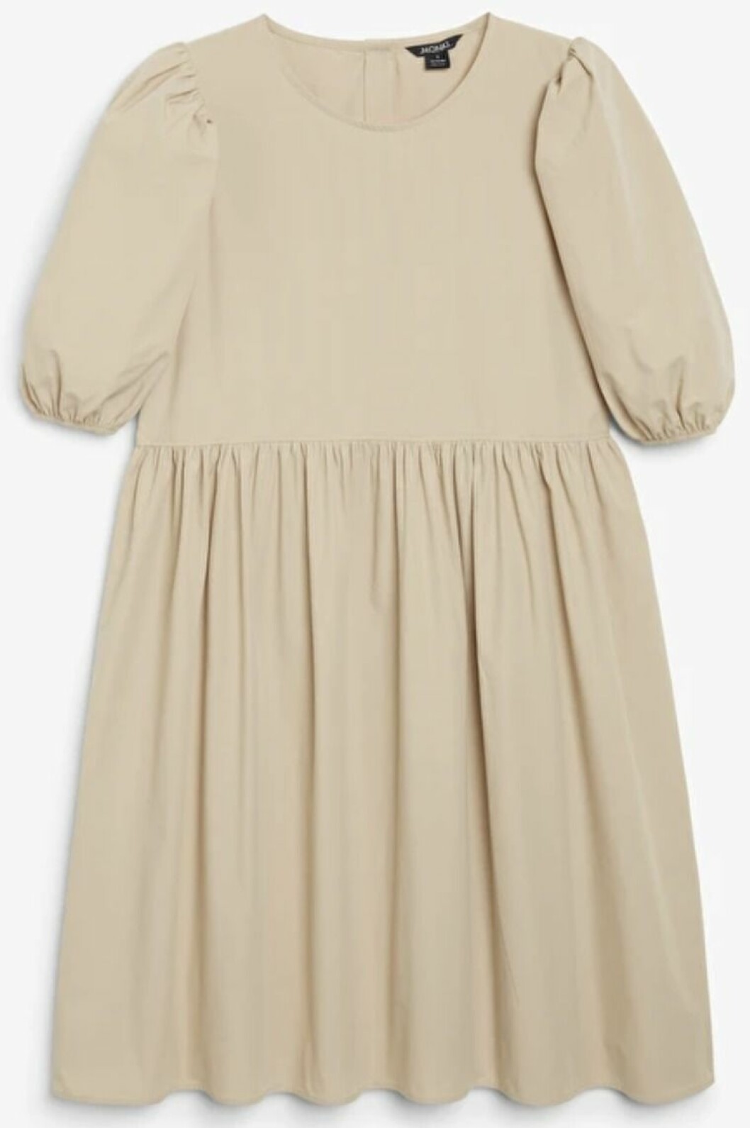 beige sommarklänning från Monki.