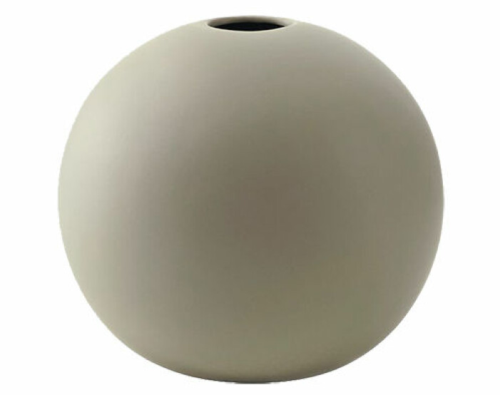 beige rund vas