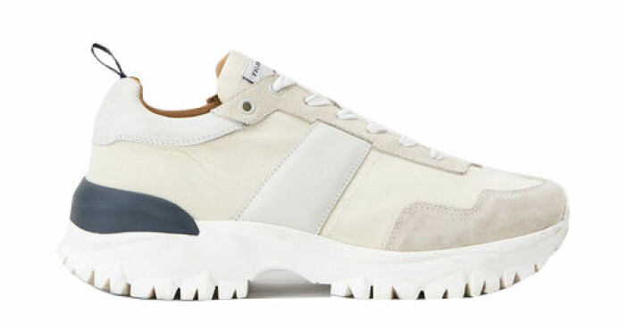 beige sneakers