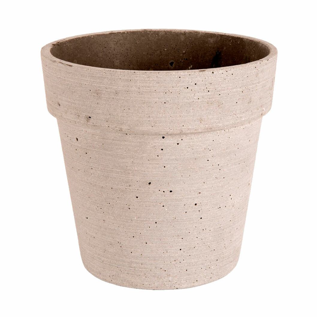 Beige kruka till din terass eller altan