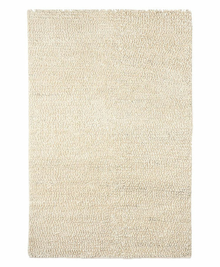 beige ullmatta från ellos