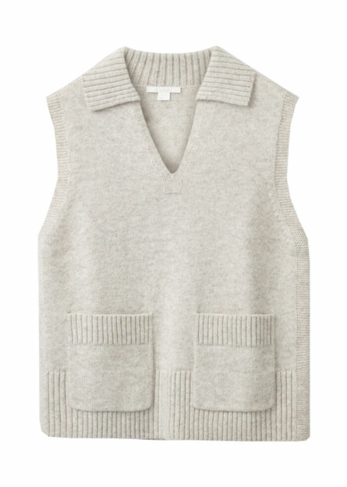 beige väst