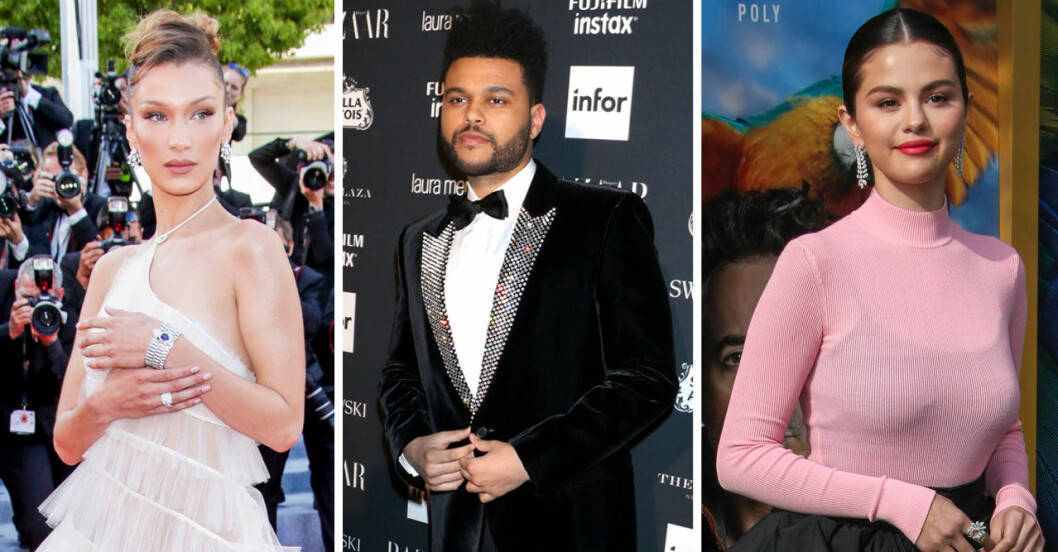 Bella Hadid, The Weeknd, Selena Gomez