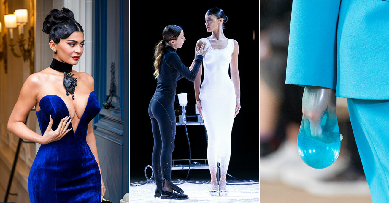Bella Hadids sprayklänning, Kylie Jenners looks – största snackisarna från Paris Fashion Week