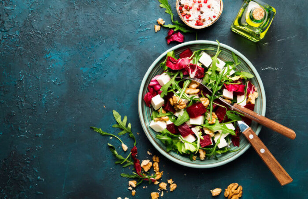 Sallad med betor och fetaost – en supergod klassiker. Sallad med betor och fetaost