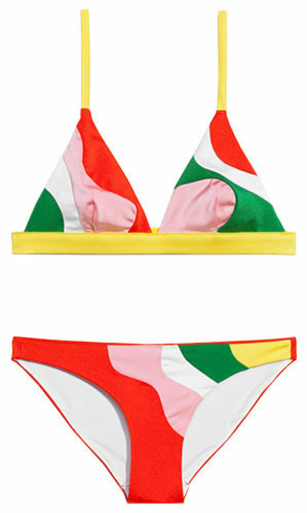 Färgglad mönstrad bikini från & Other Stories.