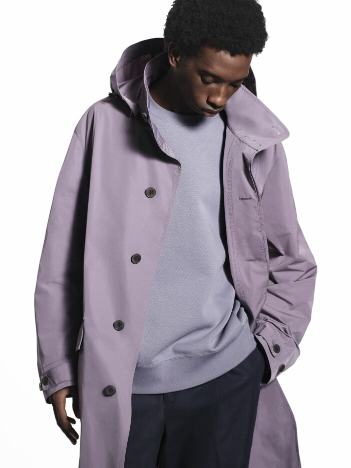 oversized kappa med luva från Jil Sanders kollektion