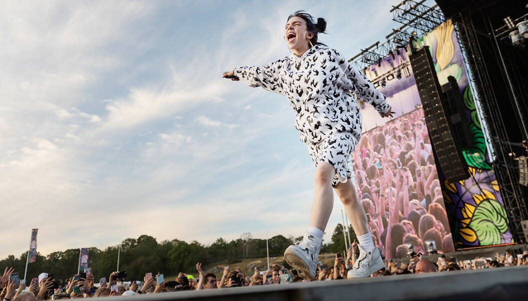 Billie Eilish på Lollapalooza 2019