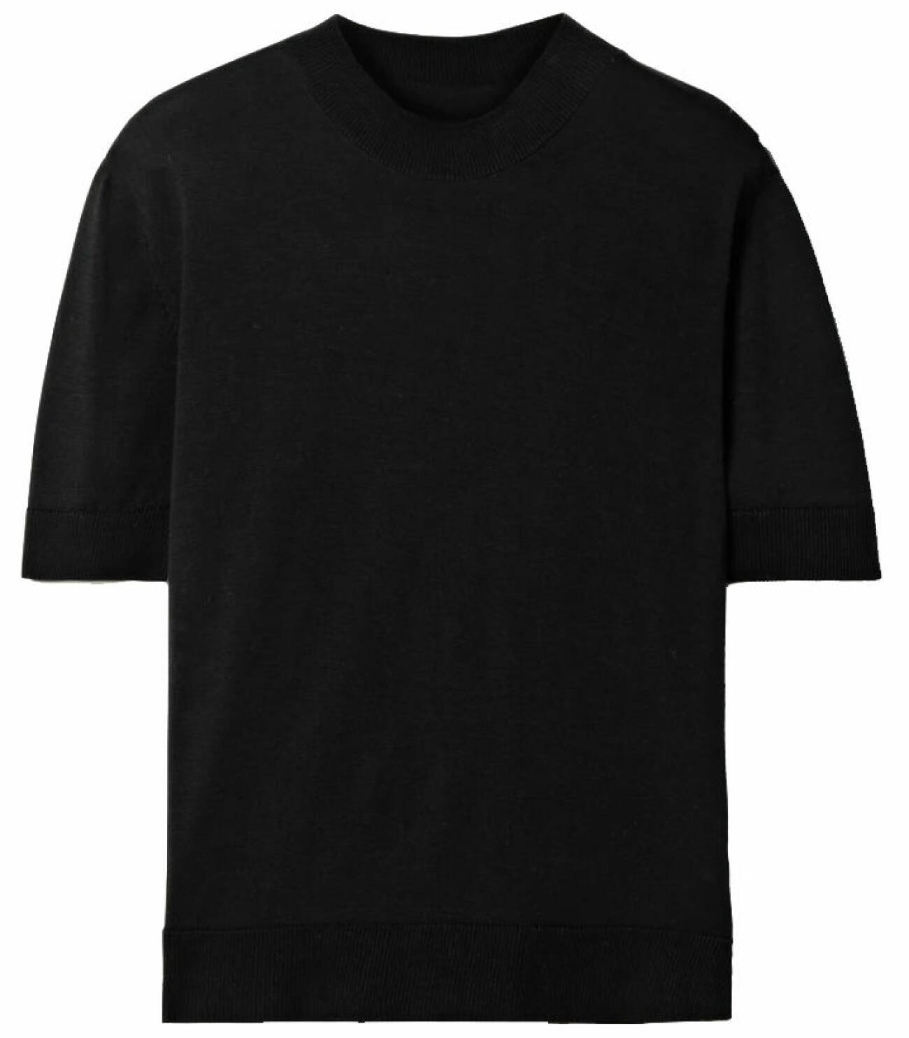 handstickad tröja från Bite studios i svart.
