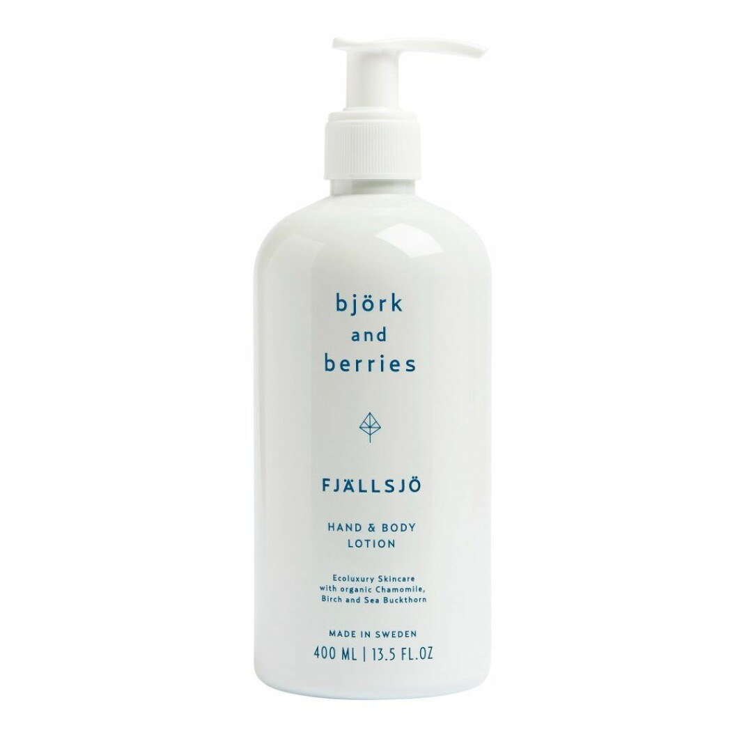 Fjällsjö hand och body lotion från Björk and Berries