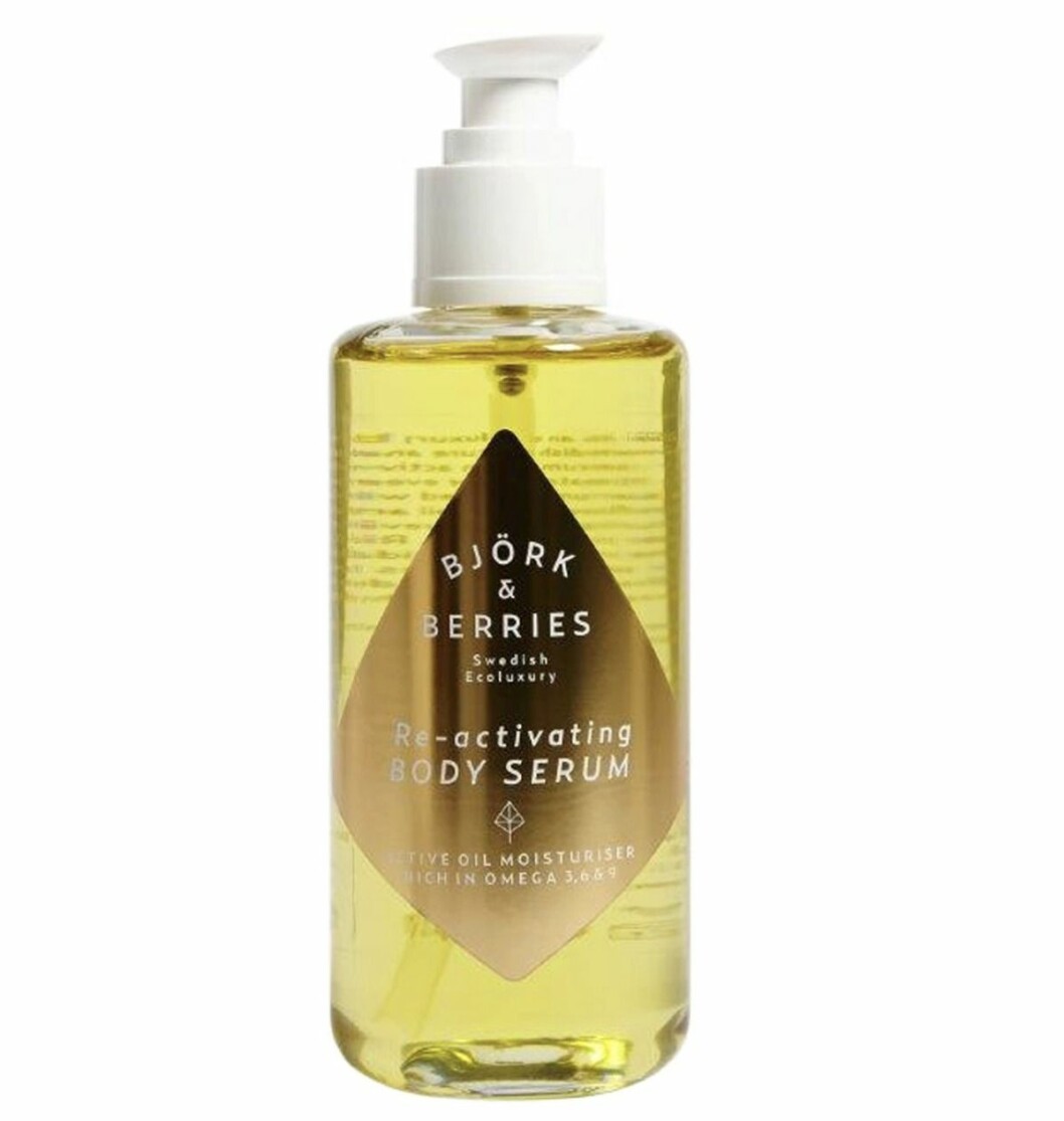 Ett härligt serum för kroppen är Re-activating body serum från Björk & Berries.