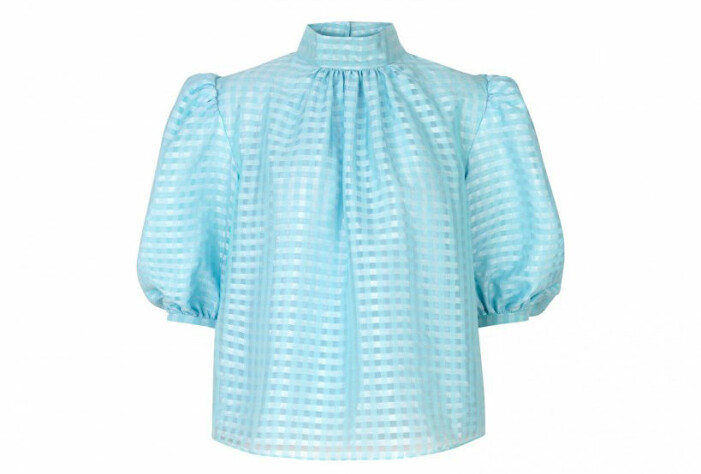 blå blus