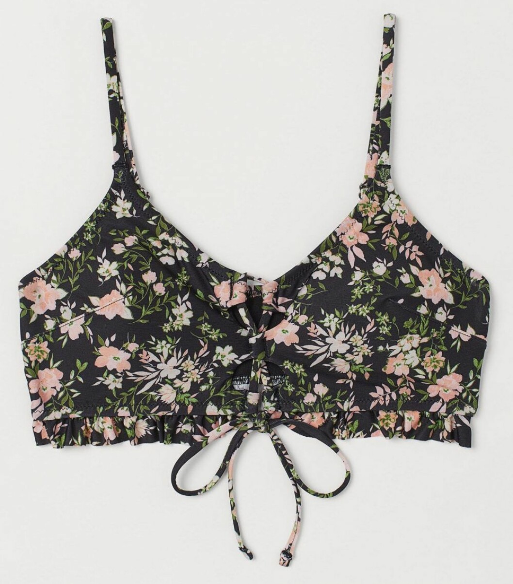 blommig överdel från H&M.