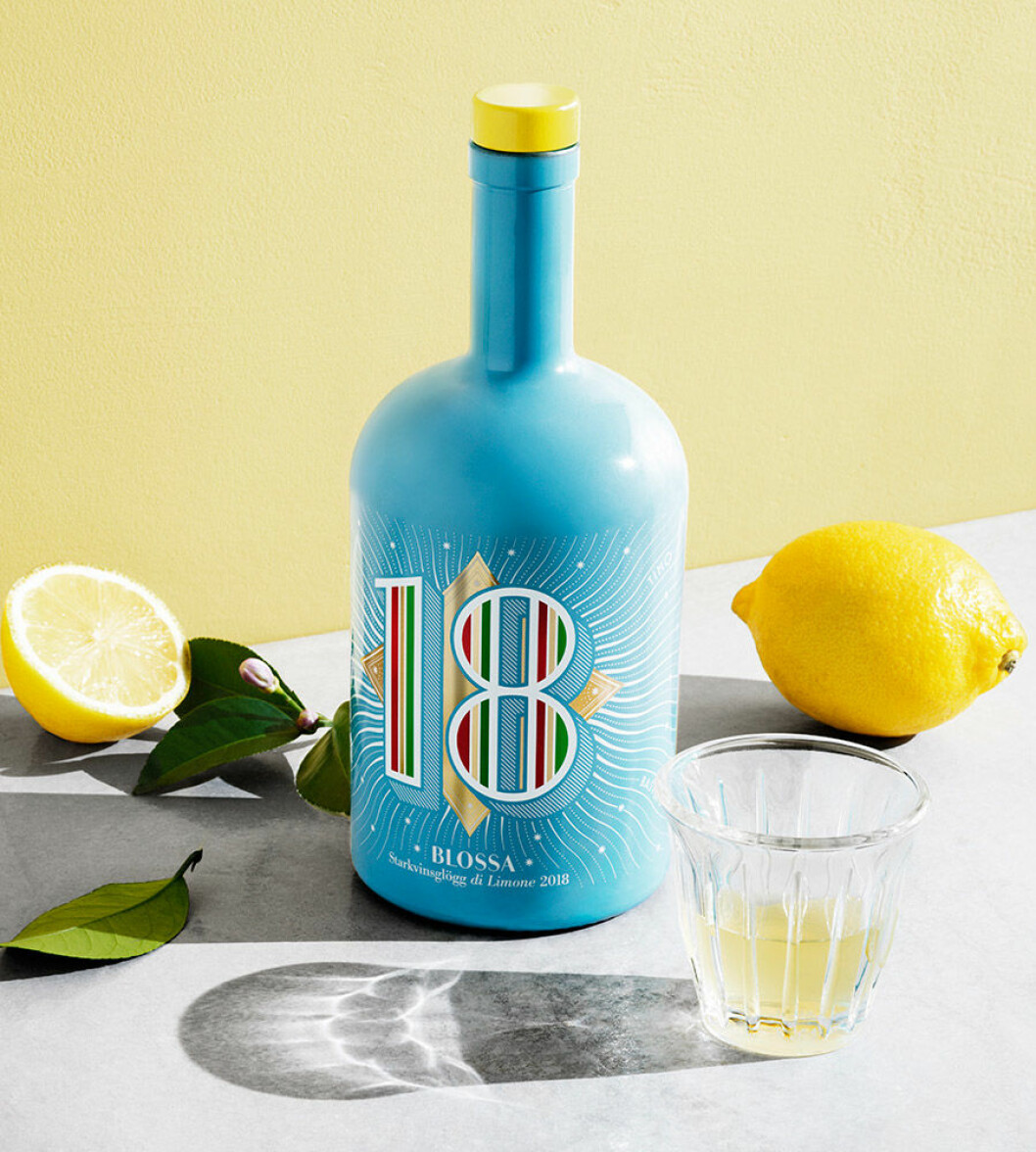 Blossas glögg 2018 smakar limoncello. Blossas glögg 2018 smakar limoncello.