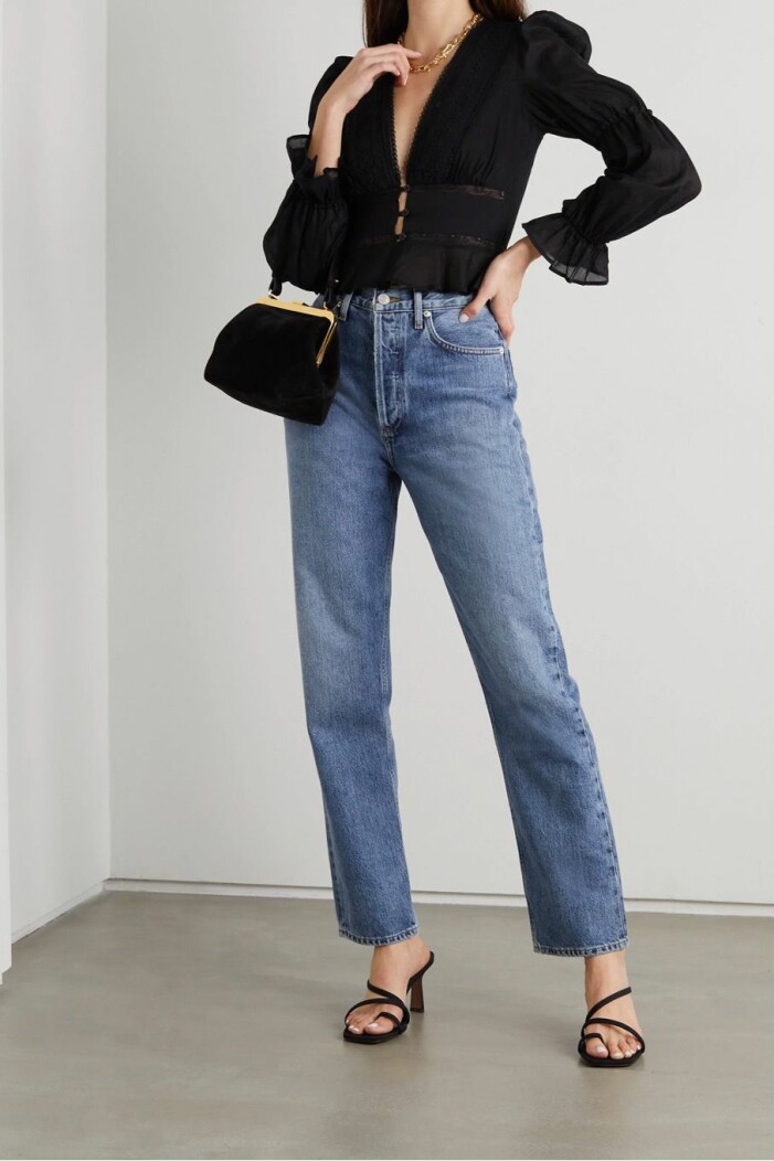 Foto: Net-a-porter blus med puffärm