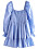 Bohemisk klänning 2022 – blå långärmad volangklänning med smock från &amp; Other Stories