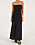 Bohemisk klänning 2022 – svart axelbandslös klänning med smock från The Garment