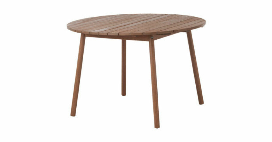 Matbord för måltider utomhus, i design av Bethan Rayner och Naeem Biviji/Studio Propolis och Mikael Axelsson/Ikea. Bord utomhus – Ikea Överallt