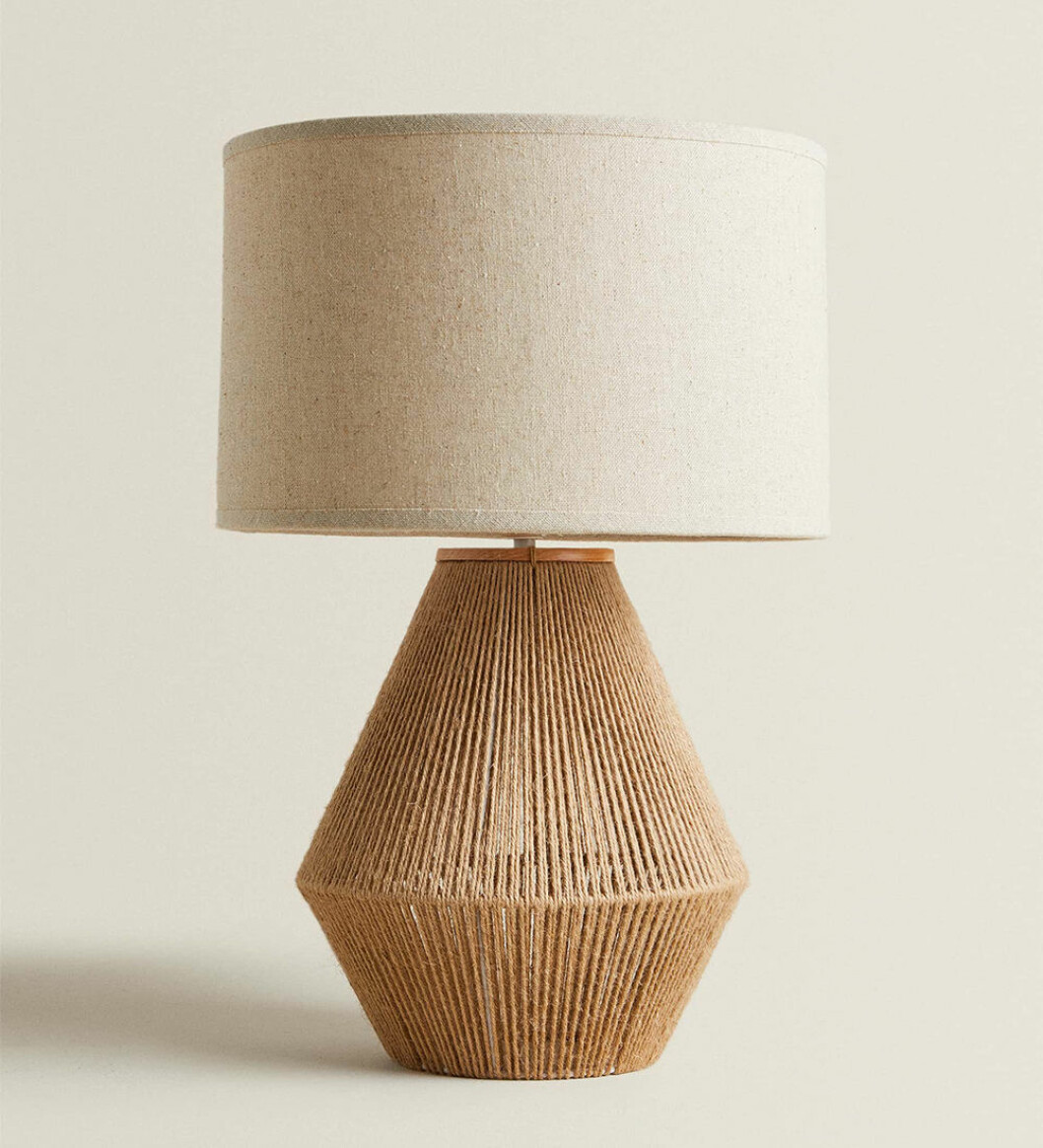 Lampa i jute från Zara Home