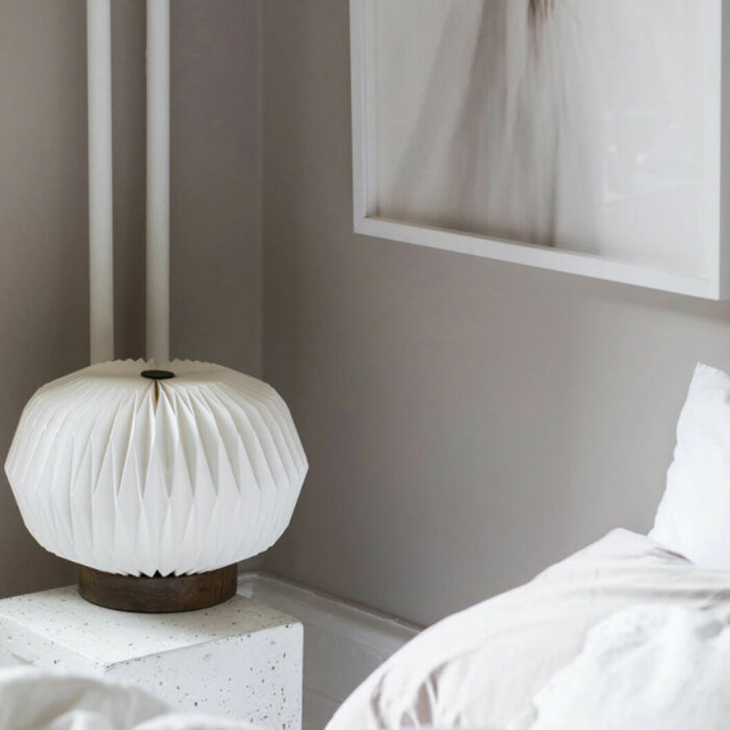 bordslampa origami