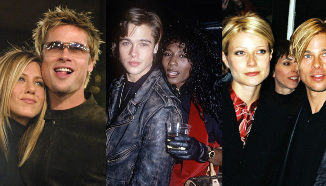 11 coola kvinnor som dejtat Brad Pitt sedan 80-talet