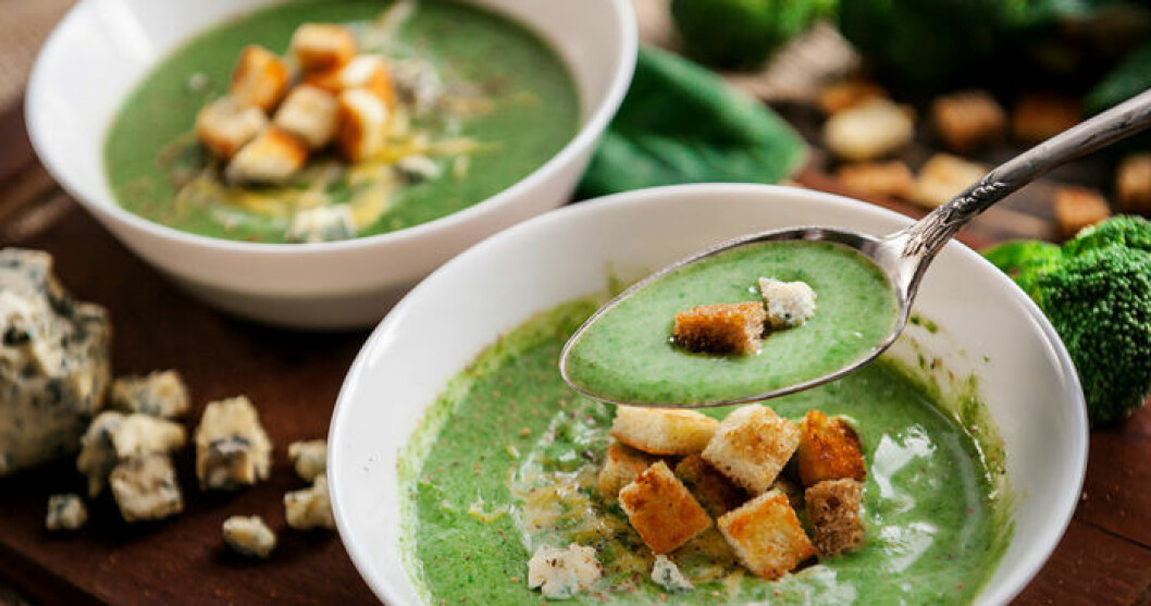 Broccolisoppa med krutonger – av rester! Broccolisoppa med krutonger – av rester!