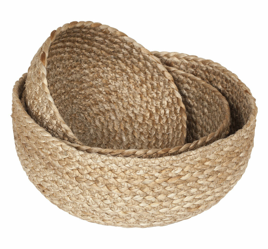 brödkorg i jute