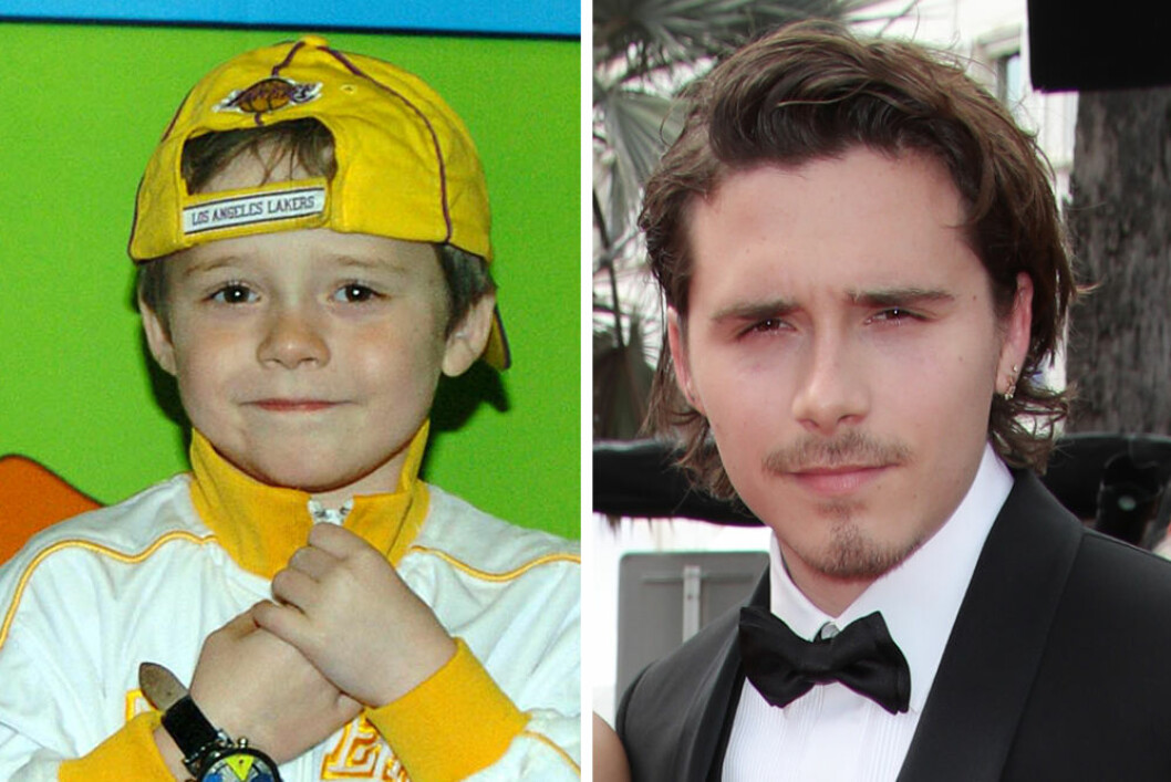 Brooklyn Beckham som liten och som vuxen