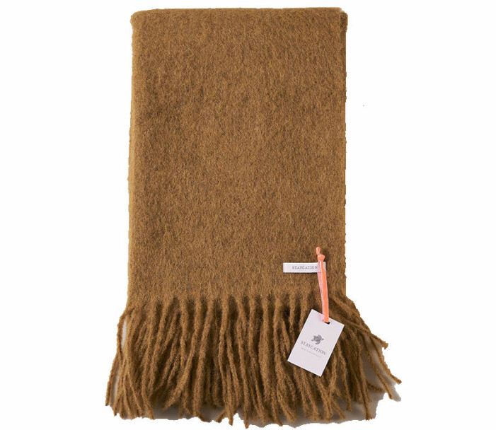 brun chunky blanket pläd