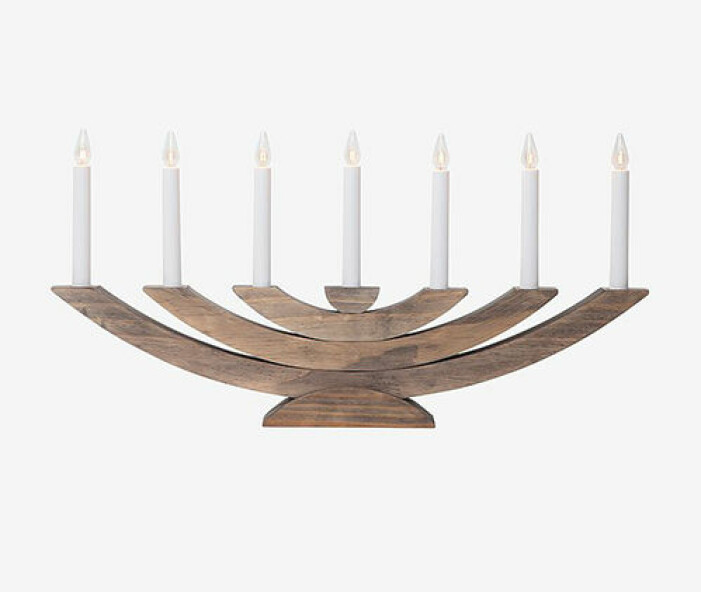 Brunbetsad adventsljusstake, Star Trading