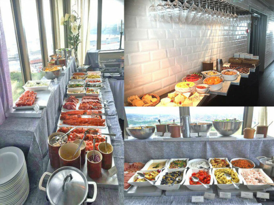 Brunch på Käknästornet. Brunch på Käknästornet.