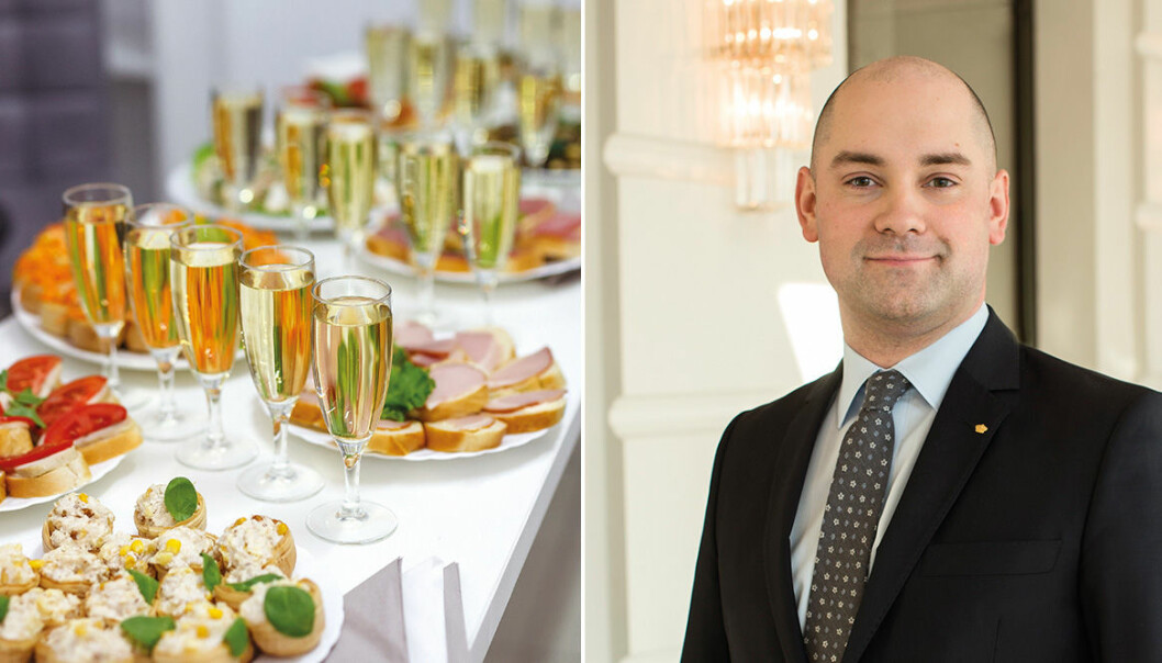 Karl Persson är källarmästare på Grand Hôtel.