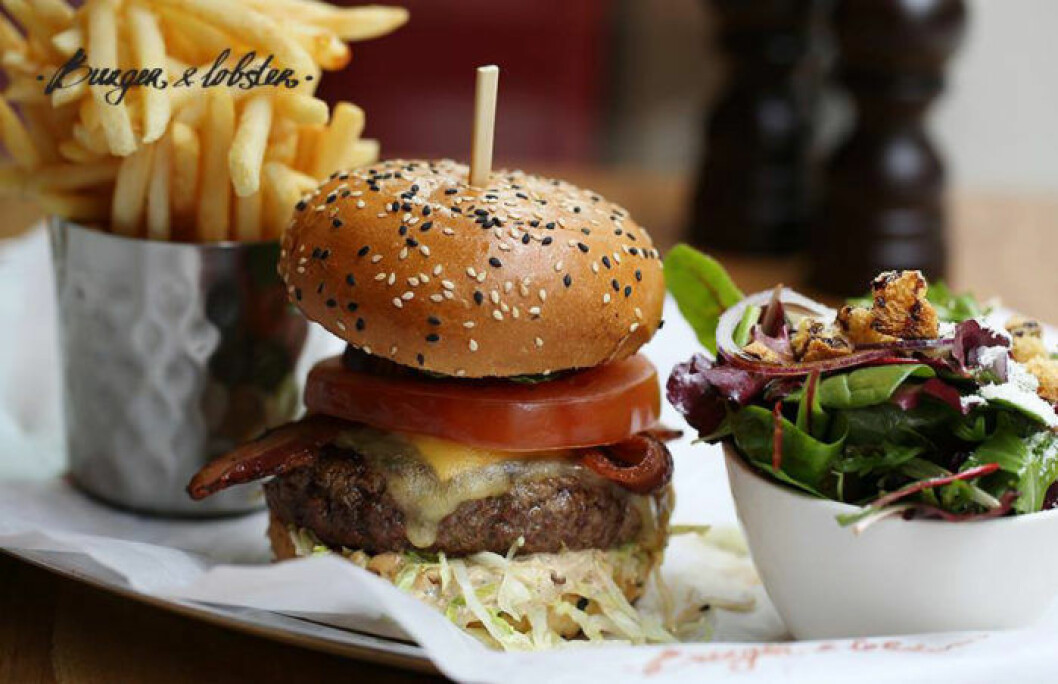 Hamburgare från Burger & Lobster. Hamburgare från Burger & Lobster.