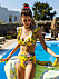 Gul bikini från By Malina 2020