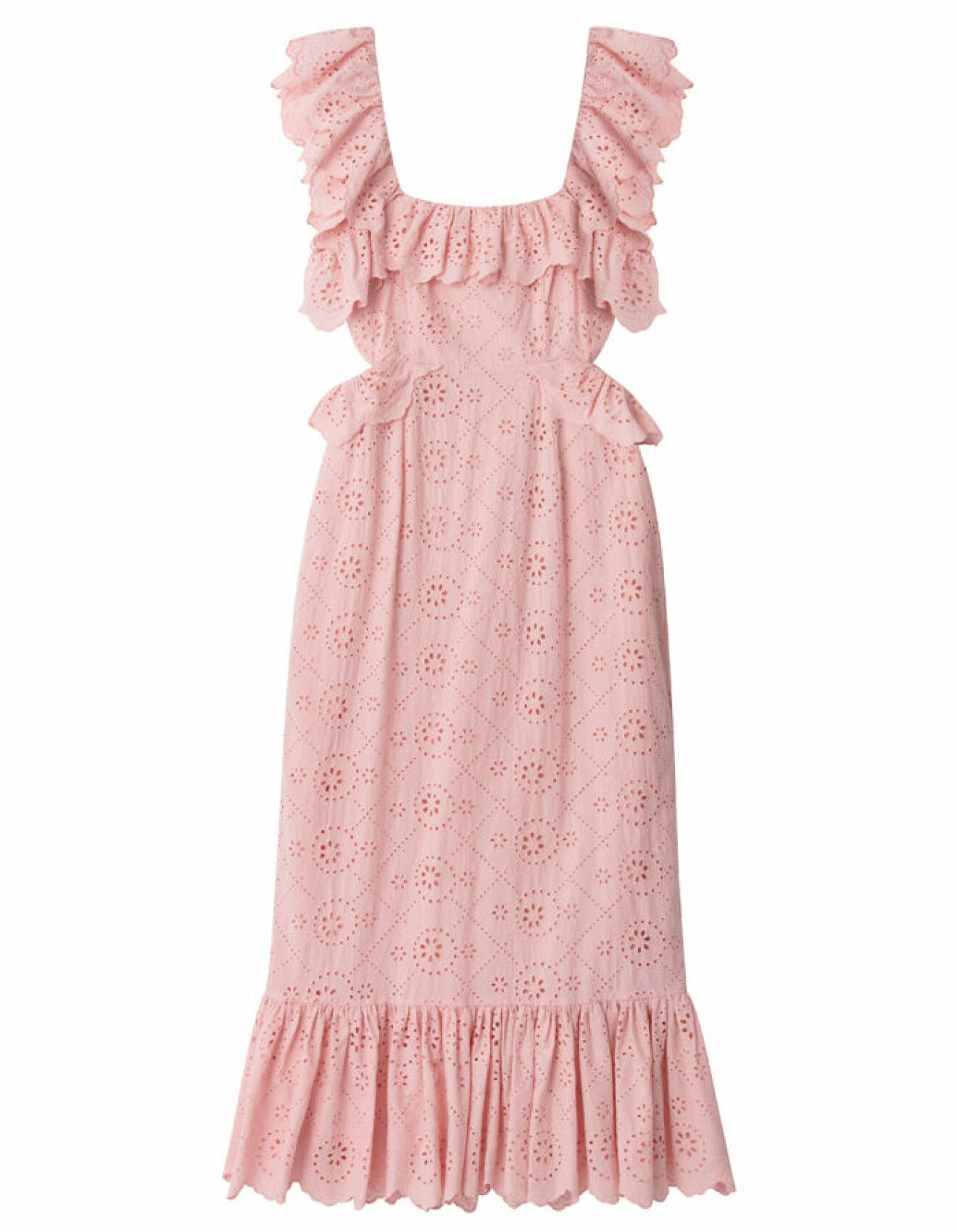 By Malina Resort 2022 – rosa broderad klänning