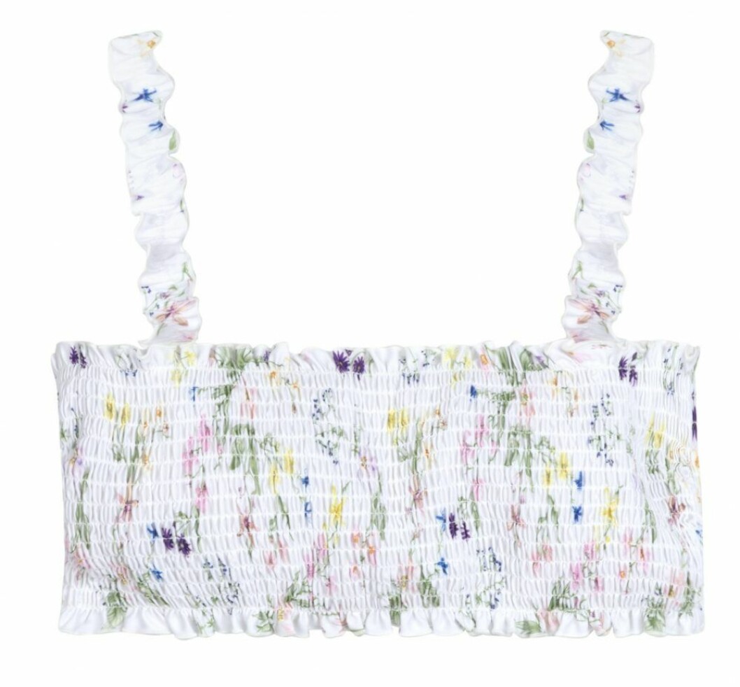 blommig bikiniöverdel från By malina.