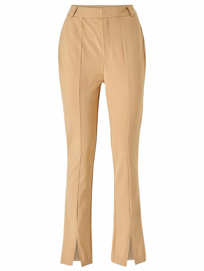 beige byxor med slits