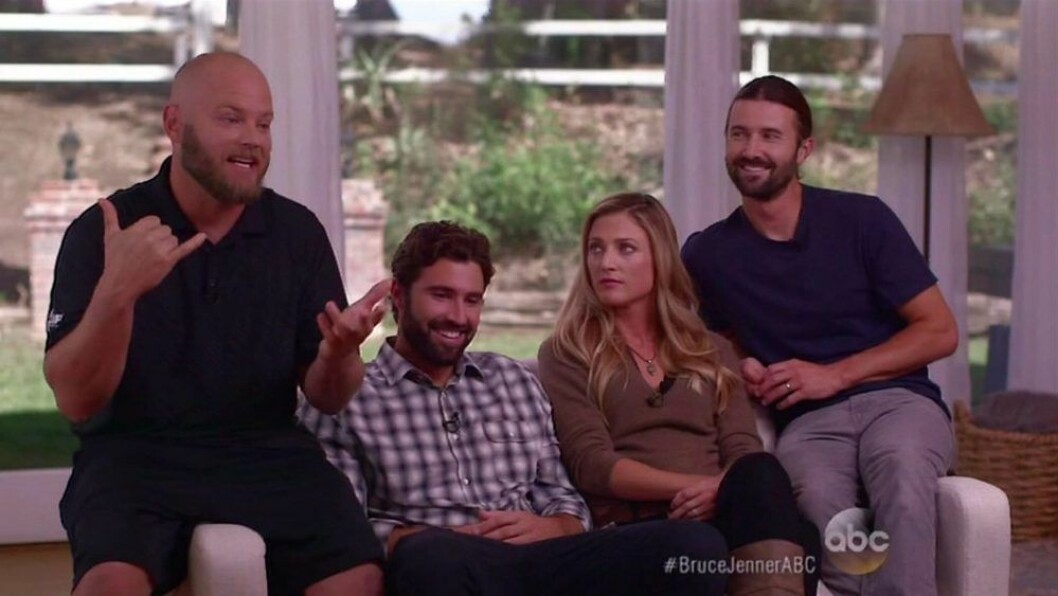 Bruce barn från sina tidigare äktenskap samlade på en och samma bild. Från vänster: Burt Jenner, Brody Jenner, Cassandra Jenner och Brandon Jenner.