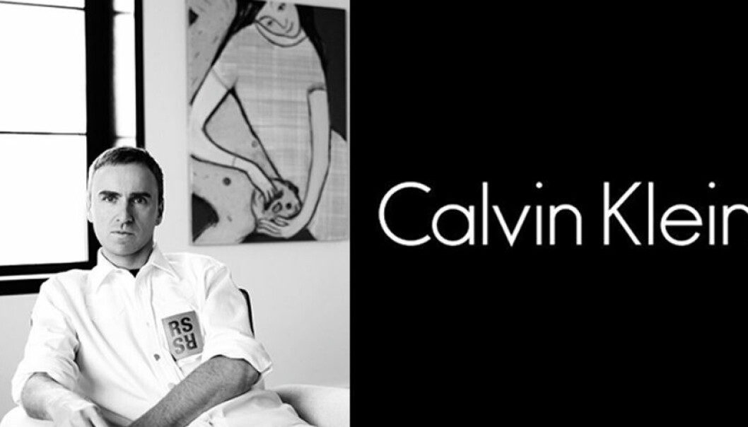 Bekräftat: Raf Simons blir chef på Calvin Klein