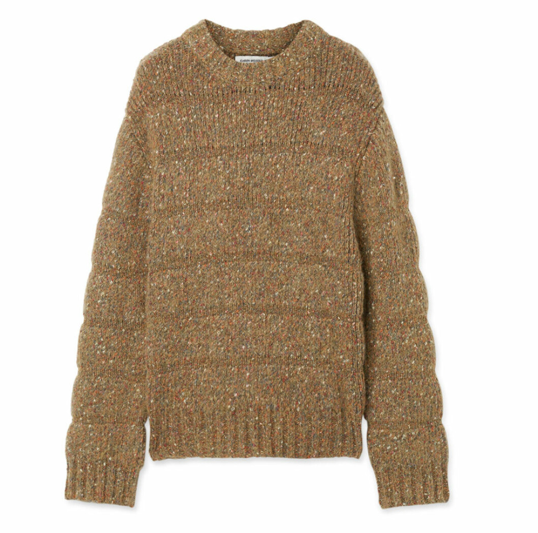 Beige stickad tröja från Carin Wester
