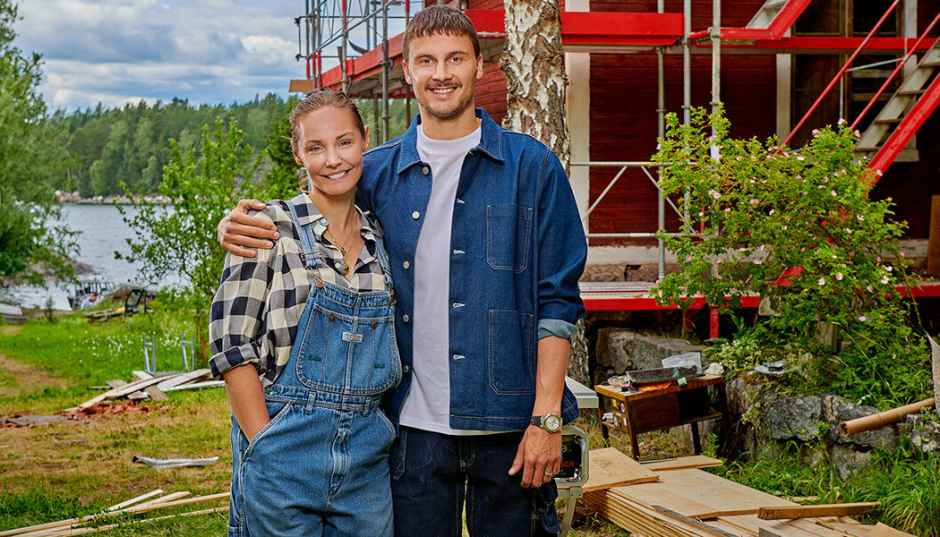 Carina och Erik Bergs husrenovering blir tv – ”Skräckslagna”