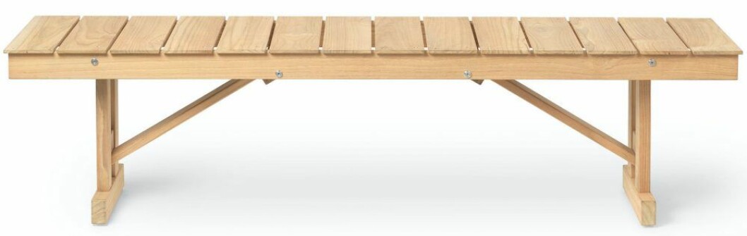 bänken BM1871 för en komplett möbelgrupp. Design av Børge Mogensen för Carl Hansen.