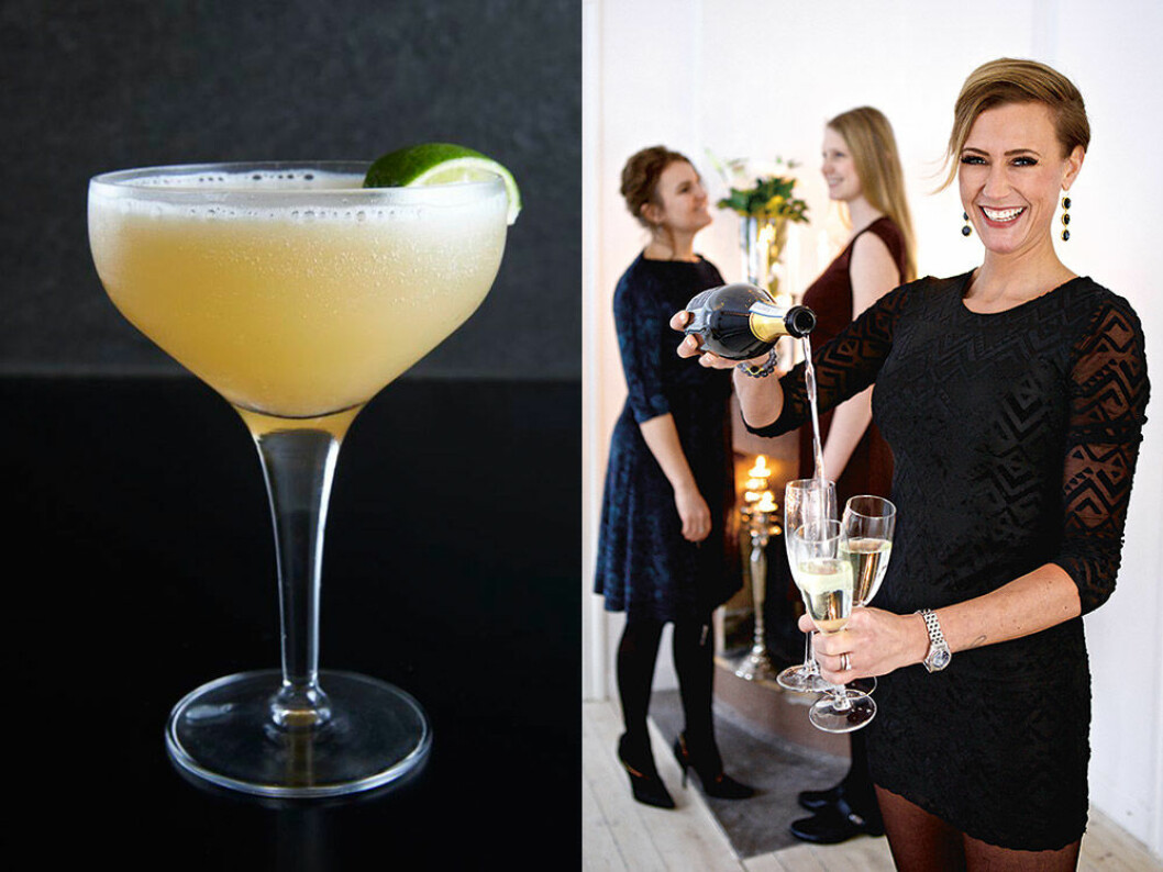 Ginger kick cocktail. Ginger kick cocktail.